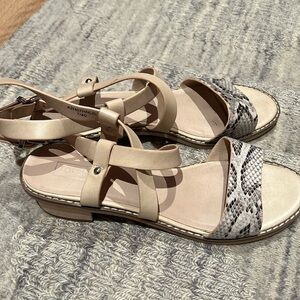 Top Shop Snake Skin Semi Heels